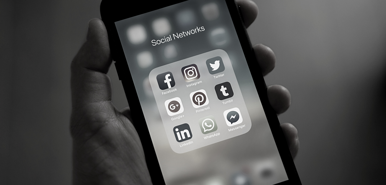 Social Media Icons on Phone