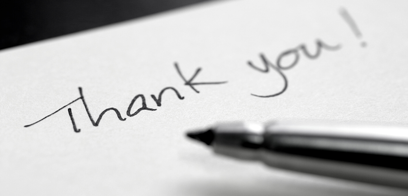 Thank you note