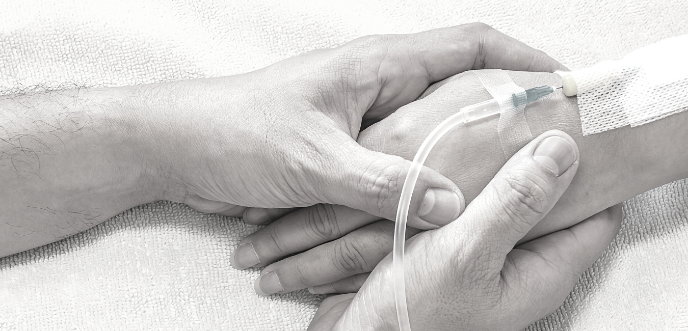 Patient with an IV